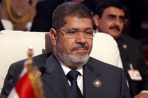 Tổng thống bị lật đổ Mohamed Morsi. (Nguồn: AFP)