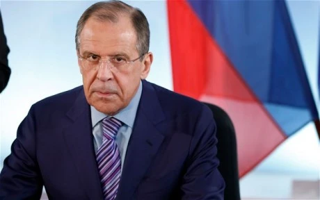 Ngoại trưởng Nga Sergei Lavrov. (Nguồn: telegraph.co.uk)