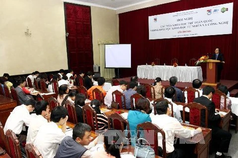 Hội nghị các nhà khoa học trẻ toàn quốc trong lĩnh vực Khoa học Tự nhiên và Công nghệ. (Ảnh minh họa: TTXVN)