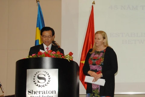 Quan hệ hợp tác Việt Nam-Thụy Điển ngày càng phát triển