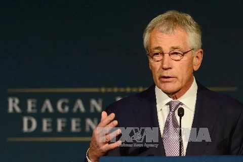 Bộ trưởng Quốc phòng Mỹ Chuck Hagel. (Ảnh: AFP/TTXVN)