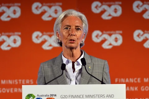 Tổng Giám đốc IMF Christine Lagarde. (Ảnh: AFP/TTXVN)