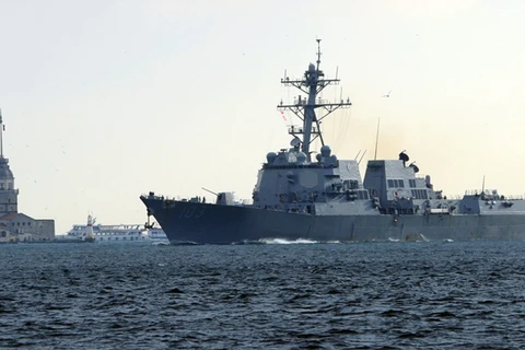 Tàu USS Truxtun tại Biển Đen (Nguồn: AFP)