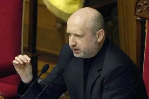 Tổng thống tạm quyền Ukraine Oleksander Turchinov. (Nguồn: AP)