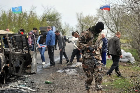 Lực lượng ly khai Ukraine ban lệnh giới nghiêm ở Slavyansk 