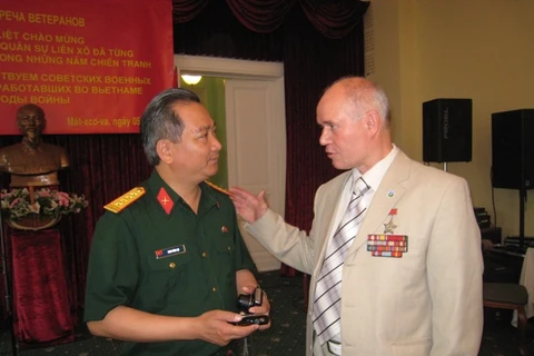 Hội ngộ cựu chiến binh Nga từng chiến đấu tại Việt Nam