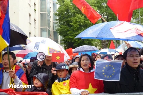 Kiều bào Áo tuần hành: Việt Nam chưa bao giờ đơn độc