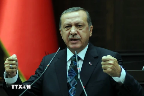 Thủ tướng Thổ Nhĩ Kỳ Tayyip Erdogan tranh cử tổng thống