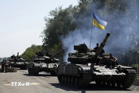 Quân đội Ukraine nã pháo hạng nặng vào phía bắc Donetsk