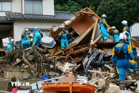 Thương vong trong vụ lở đất tại Nhật Bản tiếp tục tăng