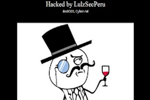 Nhóm tin tặc LulzSecPeru tấn công nhiều trang web chính phủ 