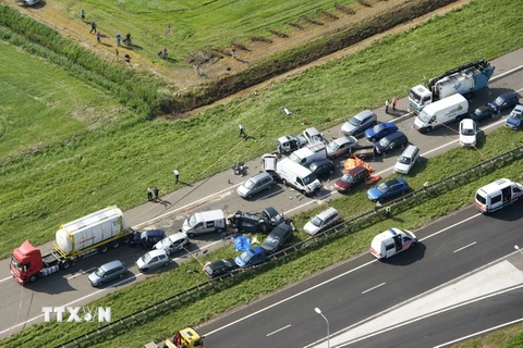 Đâm xe liên hoàn ở Hà Lan khiến 28 người thương vong