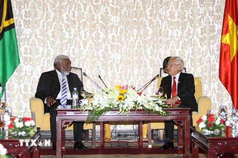Lãnh đạo Thành phố Hồ Chí Minh tiếp Thủ tướng Cộng hòa Vanuatu