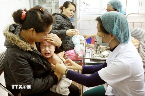 58 tỉnh, thành đã triển khai chiến dịch tiêm vắcxin sởi-rubella