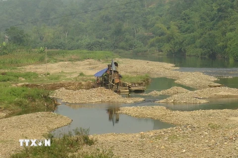 Bắc Ninh lập tổ phản ứng xử lý việc khai thác cát, sỏi trái phép