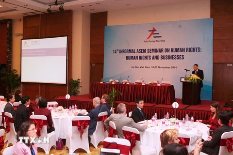 Bế mạc hội thảo không chính thức của ASEM về quyền con người