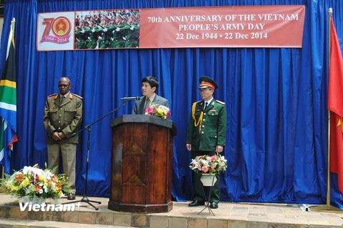 Kỷ niệm ngày thành lập Quân đội Nhân dân Việt Nam tại Nam Phi