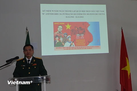 Kỷ niệm 70 năm thành lập Quân đội Nhân dân Việt Nam tại Brazil