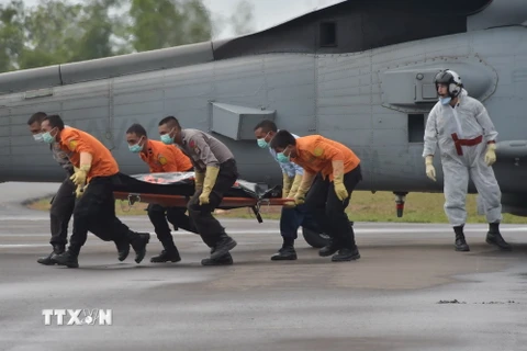 Đã tìm thấy 34 thi thể nạn nhân trong vụ máy bay AirAsia gặp nạn