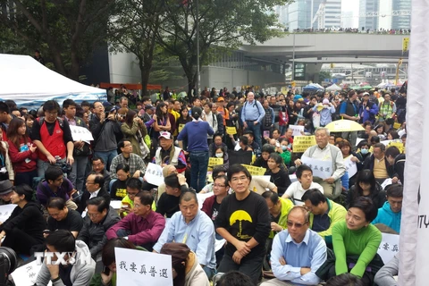  Hong Kong đối mặt với làn sóng biểu tình “Chiếm Trung tâm” mới