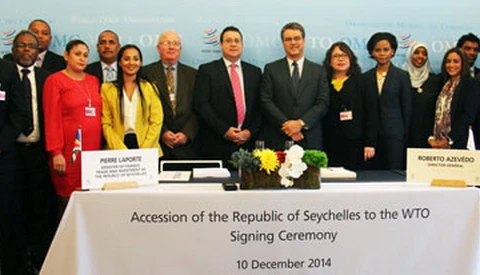 Cộng hòa Seychelles trở thành thành viên thứ 161 của WTO