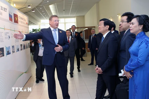 Chủ tịch nước gặp gỡ đại diện người Việt một số nước châu Âu