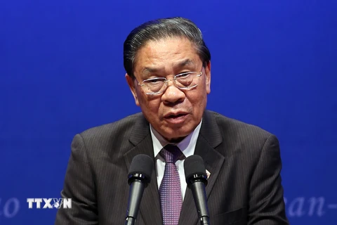 Tổng Bí thư Lào Choummaly Sayasone. (Nguồn: Yonhap/TTXVN)