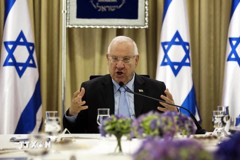Tổng thống Israel Reuven Rivlin. (Nguồn: AFP/TTXVN)