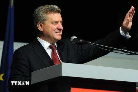 Tổng thống Gjorge Ivanov. (Nguồn: AFP/TTXVN)