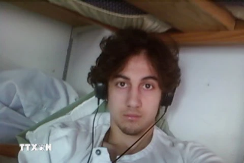 Dzhokhar Tsarnaev. (Nguồn: AFP/TTXVN)
