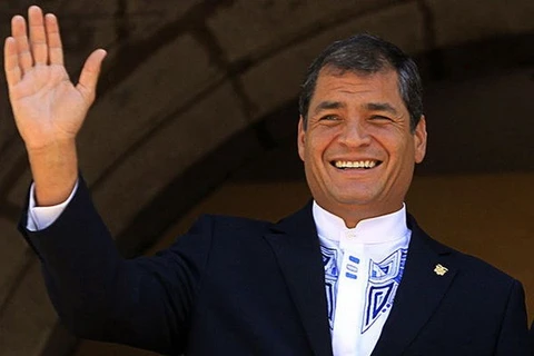 Tổng thống Ecuador Rafael Correa. (Nguồn: ecuadortimes.net)
