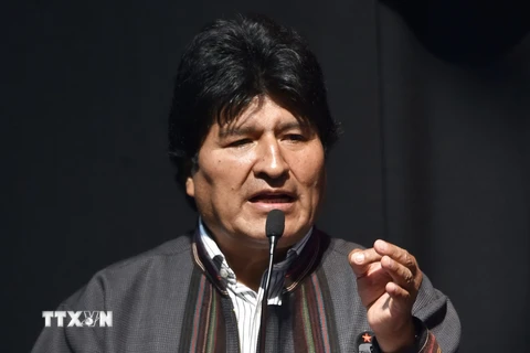 Tổng thống Evo Morales. (Nguồn: AFP/TTXVN)