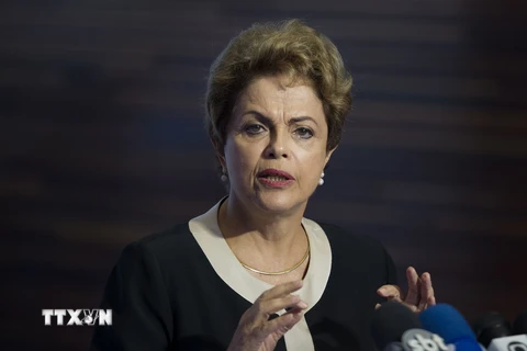 Tổng thống Dilma Rousseff . (Nguồn: AFP/TTXVN)