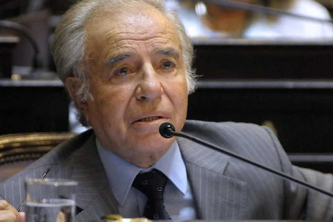 Nguyên Tổng thống Argentina Carlos Menem. (Nguồn: tn.com.ar)
