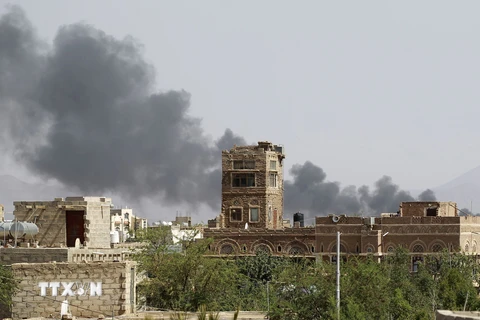 Hiện trường một vụ nổ tại Aden. Ảnh minh họa. (Nguồn: AFP/TTXVN)