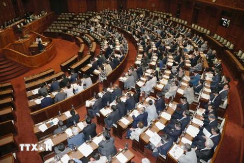 Một phiên họp của Thượng viện Nhật Bản. (Nguồn: Kyodo/TTXVN)