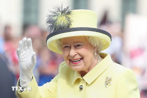 Nữ hoàng Anh Elizabeth II tại Berlin, Đức ngày 26/6. (Nguồn: AFP/TTXVN)
