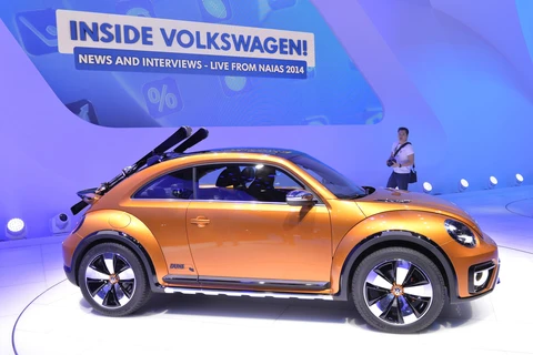 Một mẫu xe của hãng Volkswagen. (Nguồn: AFP/TTXVN)