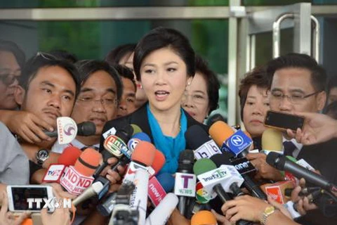 Bà Yingluck Shinawatra. (Nguồn: Kyodo/TTXVN)