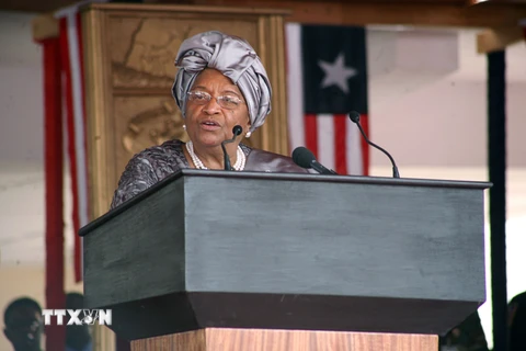 Bà Ellen Johnson Sirleaf. (Nguồn: AFP/TTXVN)
