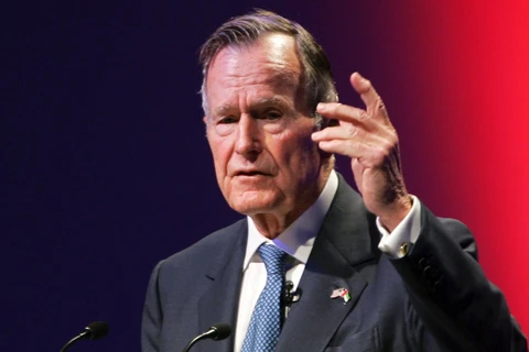 Cựu Tổng thống George H.W. Bush. (Nguồn: Reuters)