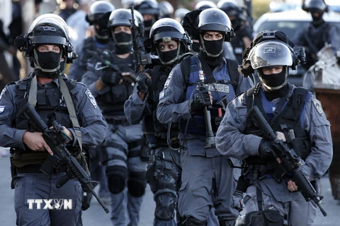 Cảnh sát Israel. (Nguồn: AFP/TTXVN)
