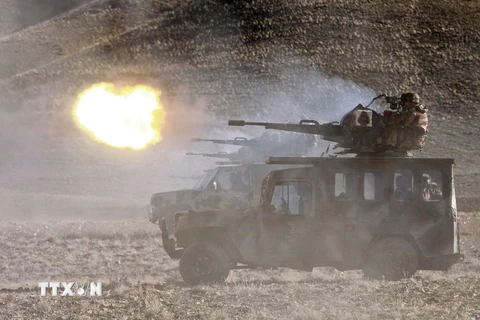 Quân đội Iran trong một cuộc tập trận. (Ảnh minh họa. Nguồn: AFP/TTXVN)