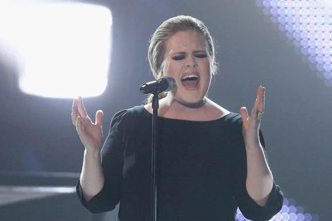 Nữ ca sỹ Adele. (Nguồn: 9news.com)