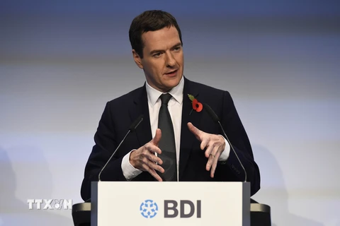 Bộ trưởng George Osborne. (Nguồn: AFP/TTXVN)