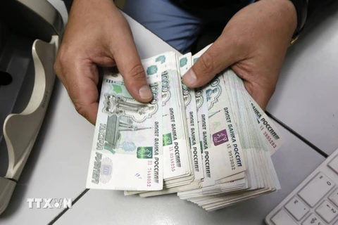 Đồng ruble. (Nguồn: Reuters/TTXVN)