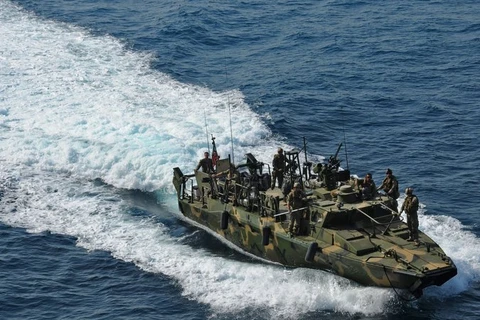 Một chiếc tàu bị Iran thu giữ. (Nguồn: Getty images)