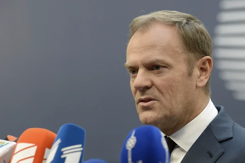 Chủ tịch EU Donald Tusk. (Nguồn: AFP/TTXVN)