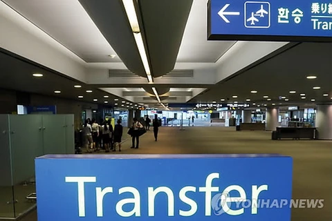 Khu vực hành khách quá cảnh tại sân bay quốc tế Incheon. (Nguồn: Yonhap)