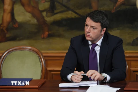 Thủ tướng Italy Matteo Renzi. (Nguồn: AFP/TTXVN)